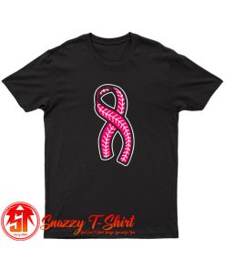 Baseball Pink Ribbon T Shirt