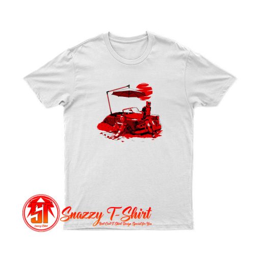 Bored in the car red T Shirt