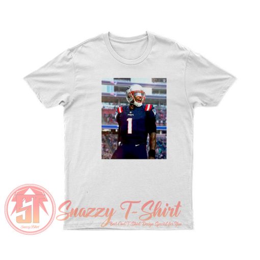 Cam Newton Patriots Jersey T Shirt