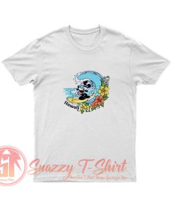 Cartoon Vintage Mickey Mouse Surfing Hawaii T Shirt