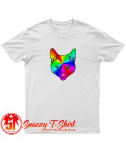 Cats Rule Rainbow Meow T Shirt