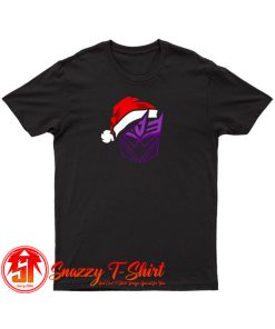 Christmas Santa Transformers Decepticon T Shirt