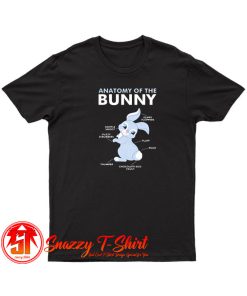 Cute Anatomy Of A Bunny Rabbit T Shirt