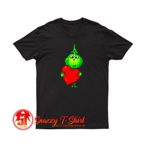 Cute Baby Grinch Love Heart Christmas T Shirt