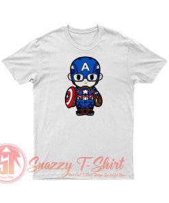 Cute Captain America Chibi T Shirt