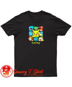 Cute Cartoon Pokemon Characters T Shirt