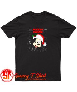 Cute Mickey Mouse Santa Christmas T Shirt