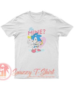 Cute Sonic Be Mine Cupid Funny T Shirt
