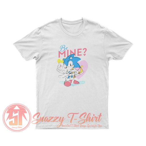 Cute Sonic Be Mine Cupid Funny T Shirt