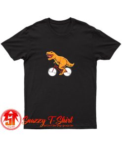 Cycling Dinosaur T Rex Riding Road Bike MTB T Shirt