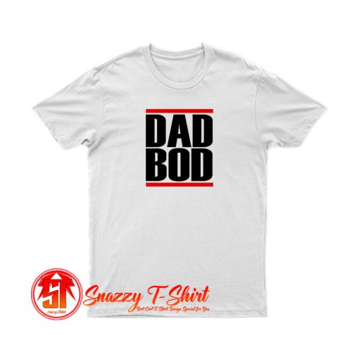 Dad Bod Run DMC Inspired White T Shirt