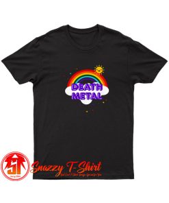 Death Metal Rainbow Funny Heavy Metal Pun T Shirt