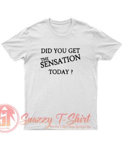 Did You Get The Sensation Today Ringer T Shirt
