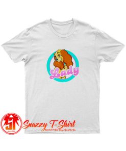 Disney Cute Lady Face Lady and the Tramp T Shirt