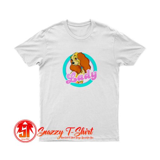 Disney Cute Lady Face Lady and the Tramp T Shirt