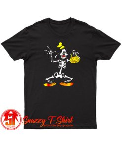 Disney Goofy Skeleton Halloween T Shirt