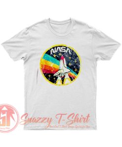 Distressed Logo Space Agency NASA T Shirt