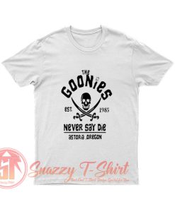 Distressed The Goonies Never Say Die T Shirt