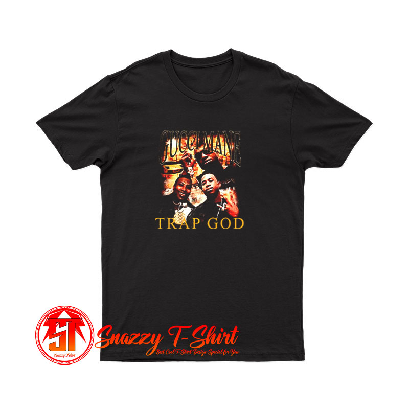 Awesome Gucci Mane Trap God Vintage T Shirt Design by Snazzytshirt