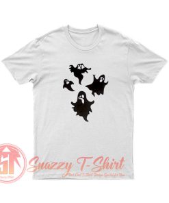 New Off White Cute Ghost T Shirt