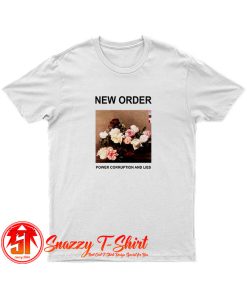 New Order Power Corruption and Lies Vintage T Shirt