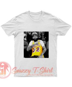 Nipsey Hussle Wearing Magic Johnson LA Lakers Jersey T Shirt