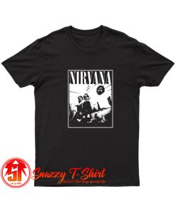 Nirvana Kurt Cobain Dave Grohl Group Photo T Shirt