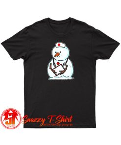 Nurse Snowman T Shirt