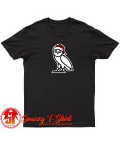 OVO Holiday Santa Owl Funny T Shirt