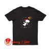 Peanuts Snoopy and Woodstock Skate Holiday T Shirt