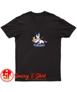 Plush Crazy Rainbow Funny Cartoon T Shirt