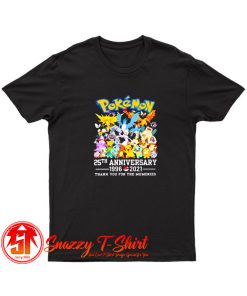 Pokemon 25th Anniversary 1996 2021 T Shirt