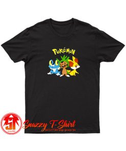 Pokemon Fennekin Chespin Froakie T Shirt