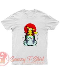 Pokemon Naruto T Shirt
