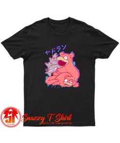 Pokemon Slowpoke and Slowbro T Shirt