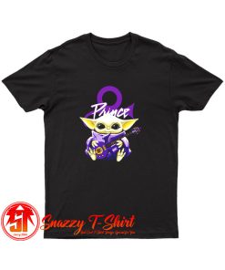 Prince Baby Yoda Hug Guitar T Shirt
