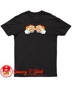 Pumpkin Boobs Skeleton T Shirt