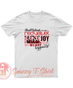 RED VELVET FONT COLLAGE T Shirt