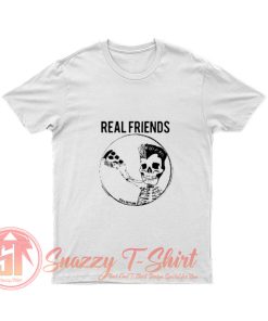 Real Friends Pizza Skeleton T Shirt