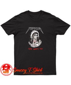 Red Indian Skeleton Yeezus Tour T Shirt