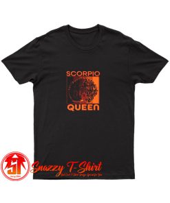 Retro Scorpio Queen Afro Woman T Shirt