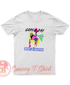 Retro Vintage Gaper Day 1991 Whistler Ski T Shirt