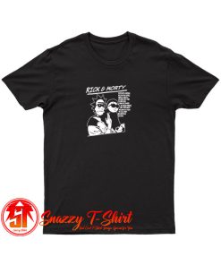 Rick morty sonic youth T Shirt