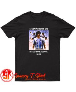 Rip Diego Maradona Legend Football T Shirt