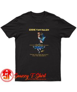 Rip Eddie Van Halen Thanks For The Music T Shirt