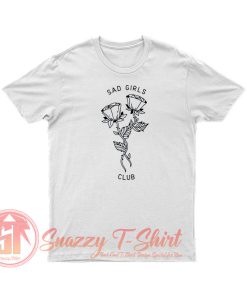 Sad Girls Club Rose Flower T Shirt