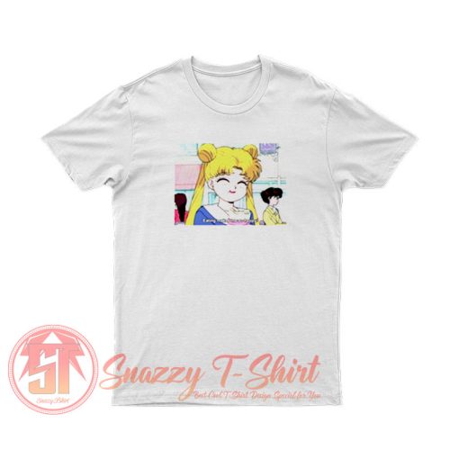 Sailor Moon Eating Makes Me So Happy T Shirt