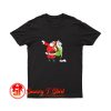 Santa with Face Mask and Toilet Paper Funny Christmas T Shirt