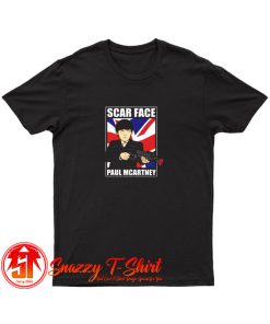 Scar Face Paul Mcartney T Shirt