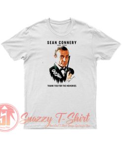 Sean Connery 007 1930 2020 Signature T Shirt